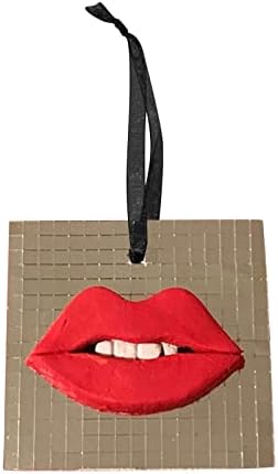 Диско wallид што виси диско -усни за усни декоративна декоративна низа за занаети
