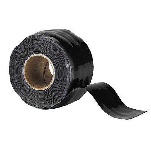 X-treme лента TPE-xzlb силиконска гума само фузирање лента, 1 x 10 ', триаголен, црна