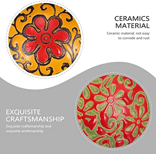 Декоративни порцелански топка од 3 парчиња, мали керамички сфери за централен дел или индивидуална употреба за употреба во сад