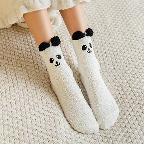 Тинејџерски чорапи жени зимски нејасни чорапи корални чорапи од руно средно слатко домашно порибување, компресивни чорапи за компресија