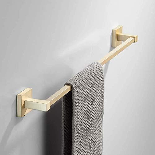 WDBBY единечен бар за пешкири со, тешки не'рѓосувачки челични пешкири за решетки за бања за бања за бања што виси решетката