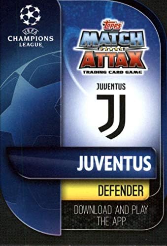 2019-20 Топпс УЕФА Лига Лига натпревар АТАКС JUV 4 MATTHIJS DE LIGT JUVENTUS Официјална игра со картички за тргување со фудбал Фудбал Игра