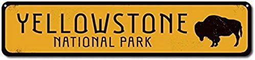 Упл декоративен метал знак за знак на Национален парк Бафало, знак за персонализиран парк дестинација, знак за сопствена локација