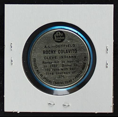 1965 година стари лондонски монети Роки Колавито Кливленд Индијанци екс Индијанци