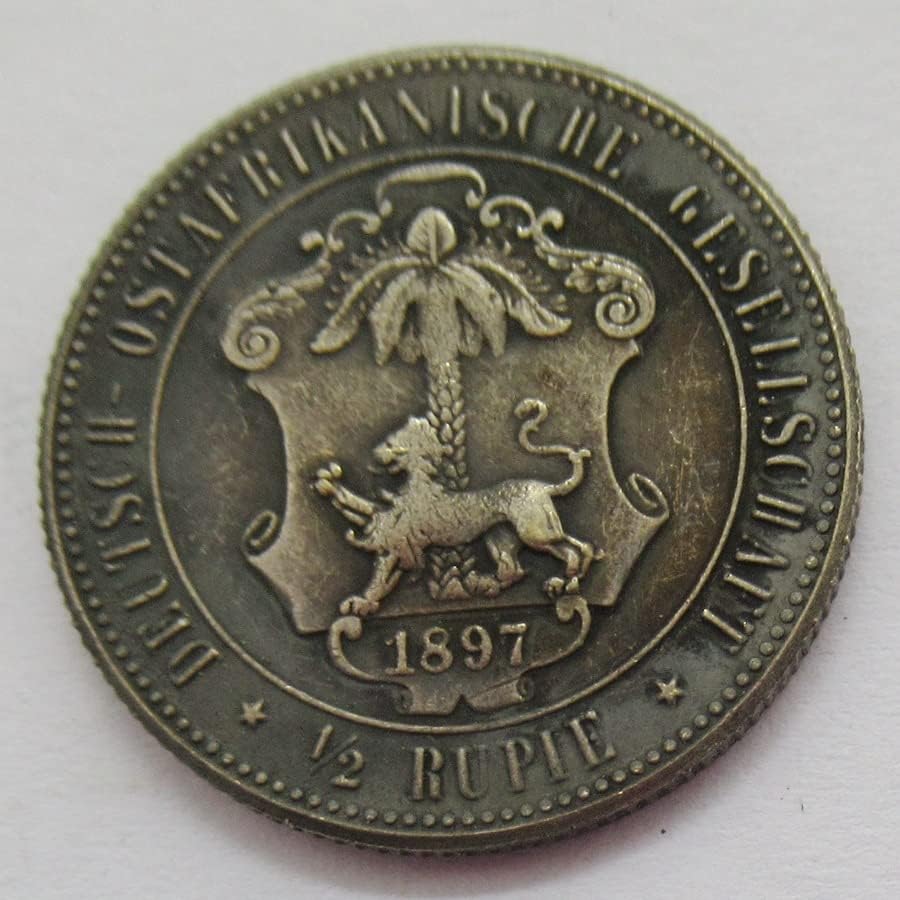 1/2 Индиски Рупија 1891, 1897 Странски Копија Бакар Комеморативна Монета