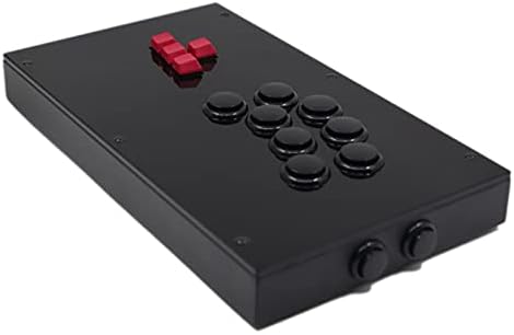 Wenying игра џојстик RAC-J800K копчиња за тастатура Аркада џојстик борба за борба одговара за PS4/PS3/PC Sanwa OBSF-30 Cherry MX црни електронски
