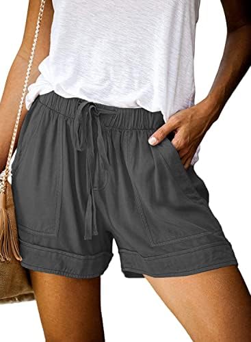 Supnier женски шорцеви за летни еластични панталони со кратки салон