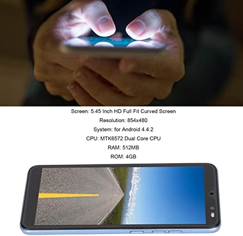 Bewinner M12 Ultra отклучен мобилен телефон, 5,45 инчи 512MB RAM 4 GB ROM Dual SIM Dual Shardby 3G Smartphone Поддршка за експанзија 128 GB