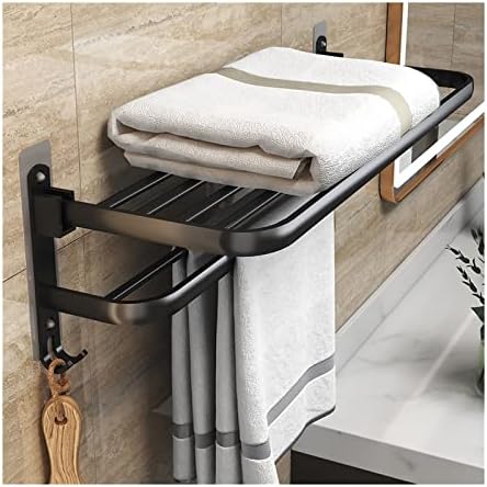 Офро, решетката за складирање на туш, додатоци за бања додатоци за бања, монтиран закачалка за железнички туш со алуминиумска полица