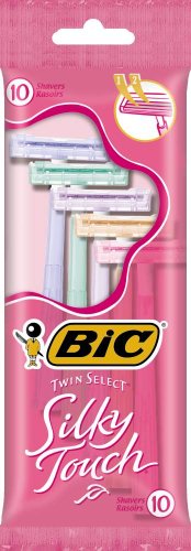 BIC Twin Изберете BIC Twin Изберете свилен допир за еднократна употреба за жени, 0,12 фунти