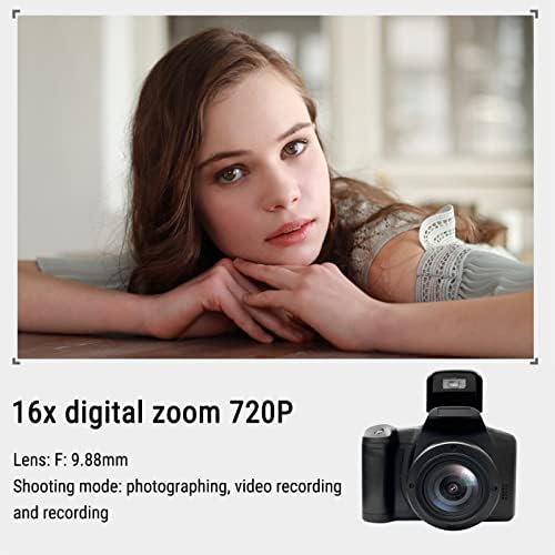 Професионална дигитална камера, 16MP 2,4 инчен LCD екран 16x дигитален зум 720p дигитална камера Подароци за мали фотоапарати