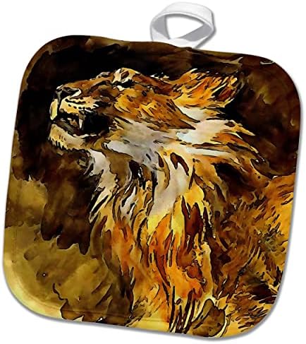 3drose Taiche - Акрилна уметност - Лав - Портрет на лавовско акрилно сликарство - Потолдери