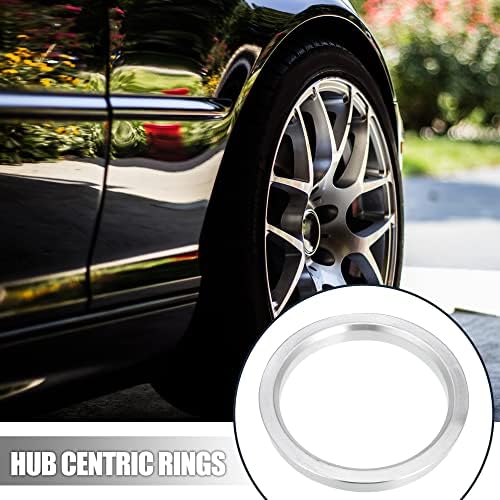 X Autohaux 4PCS OD 87.1mm до ID 72,6 mm алуминиум легура за центрични прстени за центрични прстени тркалачки расположен центар