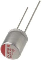 RS80J561MDNASQJT-кондензатор, FP-CAP, 560 μF, 6,3 V, S8 серија, радијална конзерва, 0,008 ом, 5000 часа @ 125 ° C