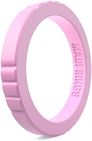 Женски силиконски прстен жени тенки и стабилни силиконски прстени свадбени бендови ветуваат прстени силиконски венчален прстен