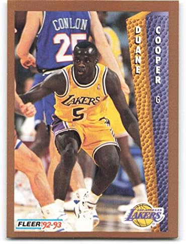 1992-93 Флеер 362 Дуан Купер НМ-МТ РЦ РЕЦИЈА Лос Анџелес Лејкерс кошарка