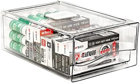 Кутија за складирање на десктоп Txier, транспарентна пластична фиока за фиока козметички кутии за организатор, кутија за складирање