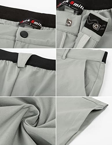 Manек Смит Проширувачки панталони за голф лесни суви панталони за фустан со џебови со џебови