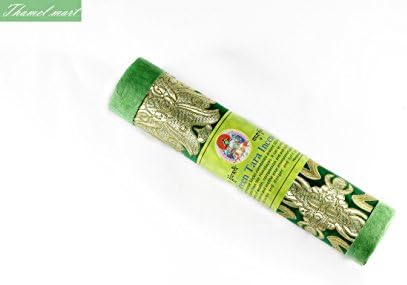 Стапчиња за темјан на зелена тара тибетан - духовна и лековити релаксација - поефикасна од масла од Потпурис и миризливи масла