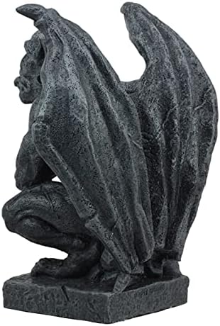 Еброс крилен чувар на чувари, готски трол гаргајл статуа ноќ Сентири Гаргар декоративна фигура 6,5 висока