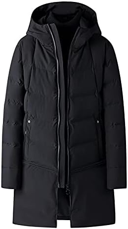 Уфоко со долг ракав преголем активен палта мажи зимски ретро руно палта удобно копче цврсто лаптоп топли палта