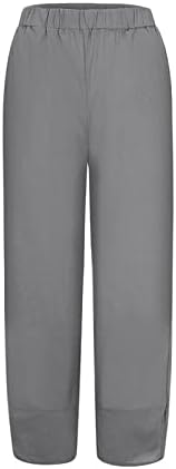 Мекнег цврсти жени Каприс и исечени панталони удобни обични жени капри панталони за летна лесна плус големина со џебови