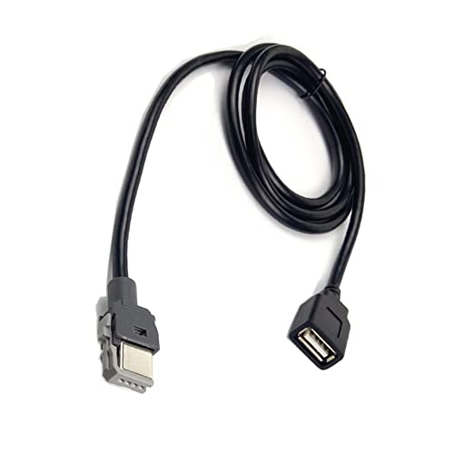 Кингронг автомобил 4pin женски до USB женски адаптер кабелски медиуми Централна единица USB -адаптер за интерфејс компатибилен со Kia Elantra