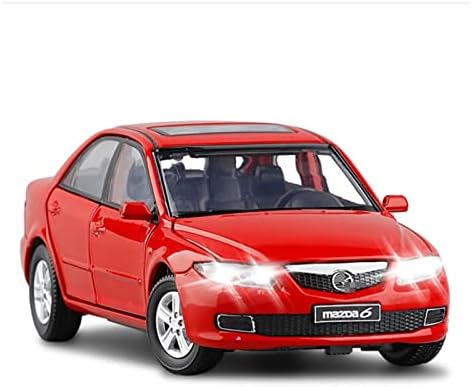 Скала модел на автомобили за Mazda 6 2008 легура модел на автомобил диекаст метални возила модел со лесни тркала може да го сврти подарокот 1/32 пропорција