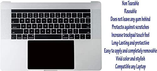 Екомахоличарите Премиум Заштитник На Подлогата За Apple MacBook 12 инчен Лаптоп, Црн Капак На Подлогата За Допир Анти Гребење