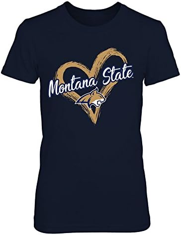 Fanprint Montana State Bobcats Hoodie - Цртеж срце