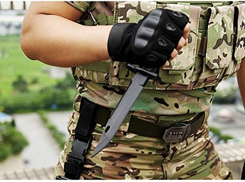 Сијухоме Тактички Гумен Нож, Воена Обука Абс Пластична Кама М9 М16 Фиксни Ножеви Ножеви Шамија Модел Комплет За Airsoft GunToy Боречки