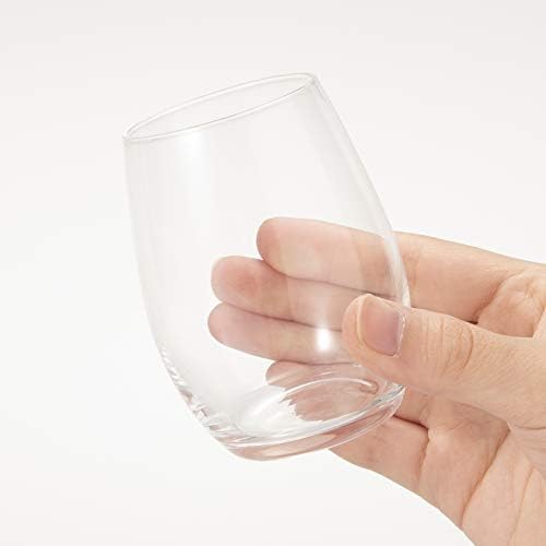 Toyo Sasaki Glass B-00313 Јапонски саке Shochu Glass, Clear, 6,8 fl Oz, чиста уста, направена во Јапонија
