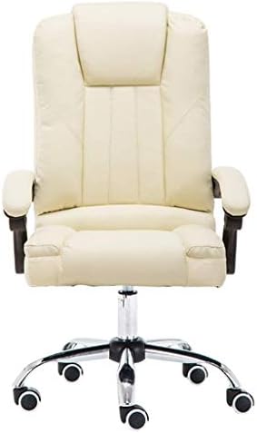 Удобно столче за вртење на кожење со коже, стол за работа со високи потпирачи за грб, за да се соберат простории за состаноци Студио компанија