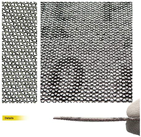 Sander Sandpaper 50 кутии/кутија од 3 инчи 75 mm шкурка, автоматска шкурка од мрежа, без прашина и анти-стапче, 80/180/240 честички од песок, суво отстранување на површината Пол.