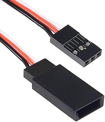 Diann 20pcs 150 mm серво продолжение кабел 3-пински продолжен кабел за жици кабел конектори серво далечински управувачки кабли,