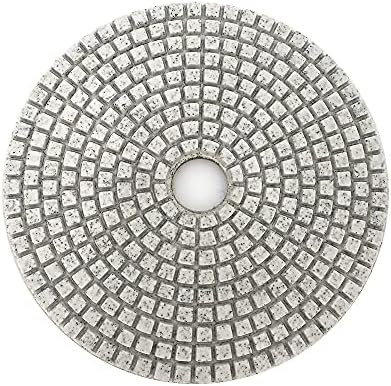 7PCS/SET 5инч Подлога за полирање на бела дијамант 125мм Влажни вложи за полирање за алатка за полирање на камени бетони од делови