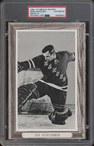 126 Ед acакомин - 1964 година Фотографии од пчела, III хокеј картички оценети PSA Auto - автограмирани фотографии од NHL