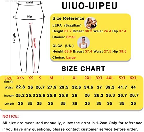 Уио-веиу-печатени печатени јога панталони за тренингот за вежбање за жени за контрола на стомакот со џеб