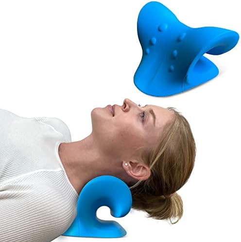 Planb kyro-pillow терапевтски цервикален цервикален tmj влечен рамо на вратот болка релаксатор re retcher уред перница сина