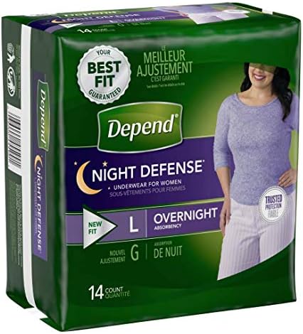 Голема Ноќ Зависи - Ноќна Одбрана Инконтиненција Долна Облека За Жени, 1 пакет