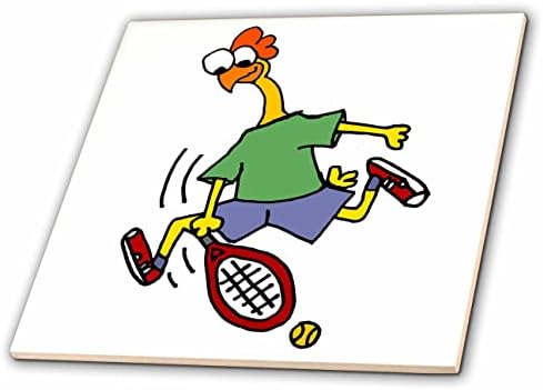 3дроза Смешно Слатко Гумено Пилешко Играње Тениски Спортови Цртан Филм-Плочки