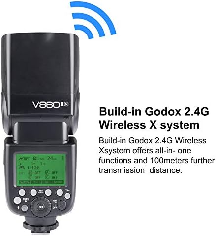 GODOX V860II-N Комплет I-TTL GN60 2.4 GSS 1/8000s Li-јонска Батерија Камера Флеш Speedlite Светло За Никон D800 D700 D7100 D5200 D300 D3200