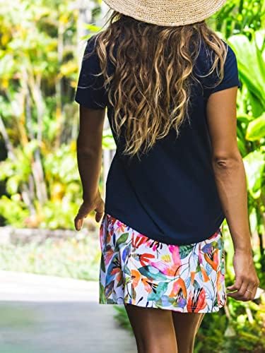 Рипскирт Хаваи | Должина 1 со џебови | Брзо обвивка, брзо суво, патување со здолниште со странични џебови