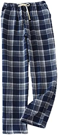 Женски Пижами Панталони Облека За Спиење Класични Карирани Пижами Со Џебови Удобна Шема За Проверка Пј Салон Дно За Спиење