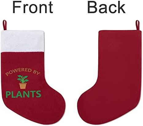 Напојувани од растенија Божиќ виси чорапи за порибување за Божиќно дрво од камин