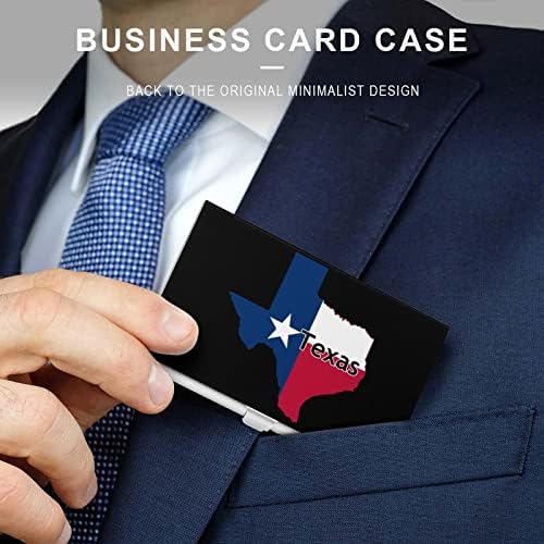 Тексас Знаме Бизнис Име Случај Смешни Кредитна ЛИЧНА Карта Џеб Носителот За Мажи Жени