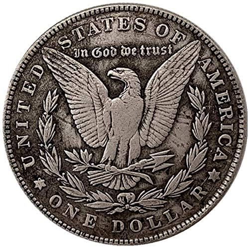 Предизвик Монета 1896 Скитник Череп Монета Врежана Антички Бакар Стар Сребрен Комеморативен Монета Колекционерска Монета Бакар И Сребрена