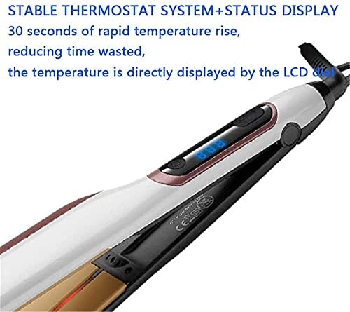 Прилагодлива контрола на температурата инфрацрвена коса засилувач, права коса сплит, LCD монитор електрично железо