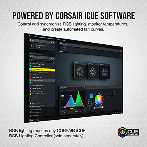 Corsair Icue SP140 RGB Elite Performance 140mm бел PWM единечен вентилатор