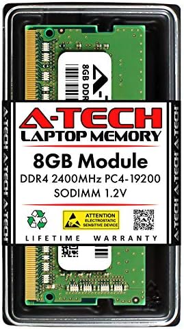 A-Tech 8 GB RAM меморија за Dell Inspiron 3000 лаптоп | DDR4 2400MHz SODIMM PC4-19200 260-PIN SO-DIMM Надградба на меморијата